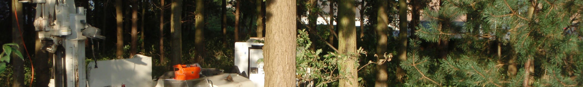 Geoprobe In The Forest